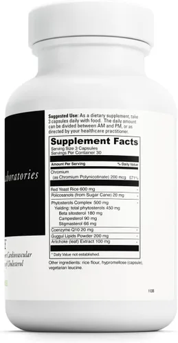Miniatura 2 de DAVINCI Labs CholestSure Suplemento - Apoya la función cardiovascular, ayuda a mantener niveles saludables de colesterol en un rango normal* - Sin