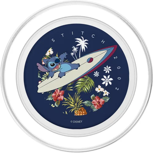 Miniatura 2 de Disney Lilo & Stitch Surfer Dude PopSockets MagSafe PopGrip para iPhone