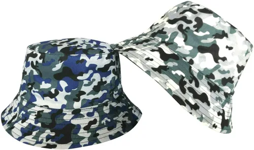 Miniatura 8 de Sombrero de pescador reversible para mujer, diseño de pescador, playa, para el verano, plegable, para el sol 2 piezas leopardo (verde+marrón)