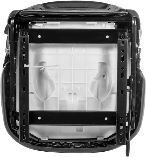 Miniatura 6 de Stark USA Asiento universal de repuesto para montacargas mecánico con suspensión de asiento ajustable, Clark Cat Toyota, asiento curvado