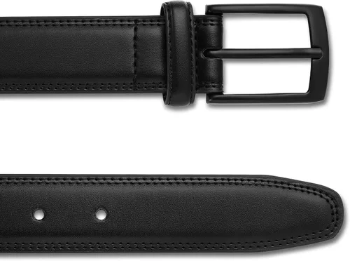 Miniatura 4 de MILORDE Cinturón de vestir de cuero genuino para hombre, hecho a mano, 100% cuero de vaca, diseños clásicos y modernos para trabajo, negocios y uso