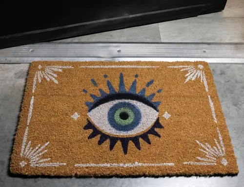 Miniatura 2 de Ebros Gift Metafísica Magic Wicca Occult Witcraft - Tapete con respaldo de vinilo de fibra de coco y fibra de coco para Halloween, 24 x 16 pulgadas