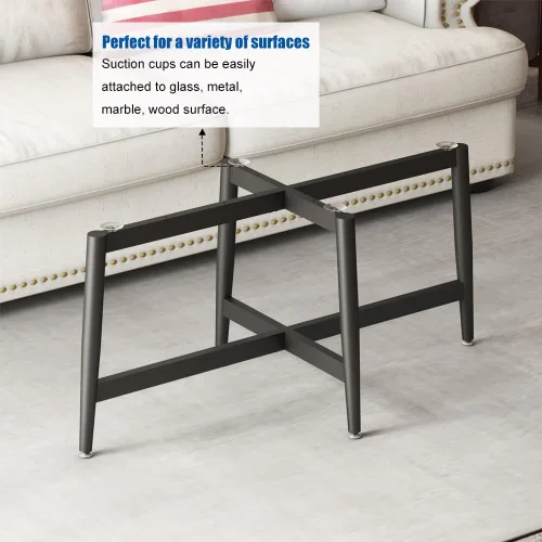 Miniatura 3 de KaKaBB Patas de Mesa de Café de Metal de 18 Pulgadas, Patas de Muebles de Servicio Pesado para Escritorios Modernos de Oficina, Soportes de TV, Mesa