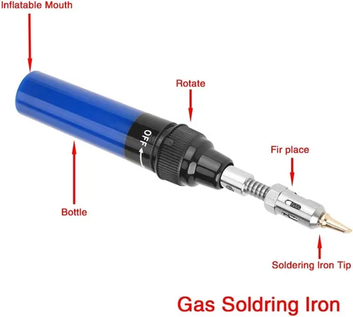 Miniatura 4 de Soldador de butano inalámbrico y mini bolígrafo de antorcha – Pistola de soldadura de soplete de gas para productos electrónicos y circuitos