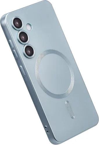 Miniatura 33 de Funda magnética para Samsung Galaxy S22 Ultra, silicona suave, delgada, antiarañazos, con protección de cámara, compatible con MagSafe, color negro