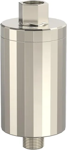 Filtro de cabezal de ducha All Metal: filtro de ducha KDF 55 con vitamina C E y A para agua dura, filtros de agua de ducha universales de alta