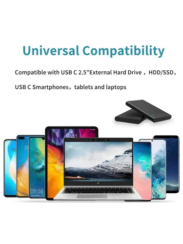 Miniatura 8 de CableCreation Cable USB C a USB A de 1 pie, USB 3.1 USB 3.2 Gen2 10Gbps USB A a C, cable de datos, Android Auto Cord 3A para USB C, SSD externo