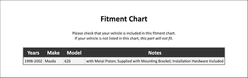 Miniatura 2 de Pinzas de freno de disco - Kit trasero compatible con Mazda 626 1998 1999 2000 2001 2002 (trasero izquierdo y trasero derecho)