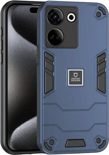 Miniatura 290 de Funda compatible con Huawei Y9 Prime (2019), compatible con Huawei Y9 Prime (2019) 4G STK-L21 2 en 1 [PC duro + TPU], funda de teléfono azul