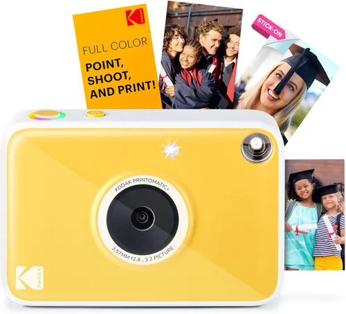 Miniatura 25 de Kodak Printomatic+ Paquete de Regalo de Cámara Digital de Impresión Instantánea a Todo Color + Estuche + Papel Fotográfico Zink 2x3 con Respaldo