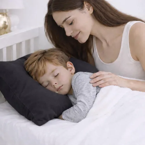 Miniatura 4 de COTTON STICH™ Juego de 2 fundas de almohada para niños pequeños de 14 x 20 pulgadas, 100% algodón de 600 hilos, fundas de almohada suaves y Gris