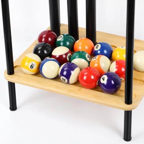 Miniatura 4 de smusei Soporte para palo de billar, soporte para taco de billar, soporte para palo de billar, sala de juegos, club, mesa de billar, accesorios