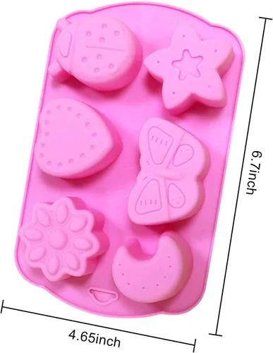 Miniatura 4 de Moldes de silicona para jabón, diferentes moldes de jabón con diferentes formas, perfectos para hacer jabón, moldes de pastel de chocolate caseros