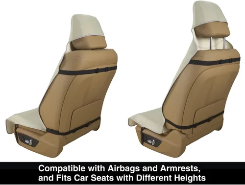 Miniatura 3 de VSHIELD Funda impermeable de neopreno para asiento de coche, protector de asiento antideslizante y a prueba de sudor, ajuste universal para asientos