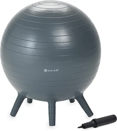 Miniatura 9 de Stay-N-Play - Pelota de equilibrio para niños, silla escolar flexible, asiento alternativo activo para escritorio de aula con patas de estabilidad