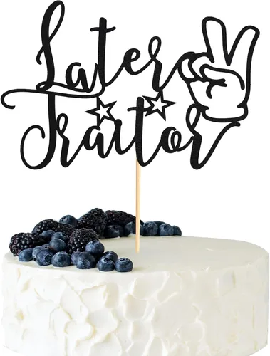 Later Traitor - Decoración para tartas, trasladarse, cambiar de trabajo, jubilación, oficina de último día, decoración de fiesta de despedida,