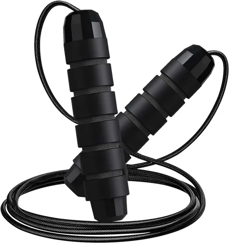 Cuerda de saltar ajustable, sin enredos y rápida con rodamientos de bolas, adecuada tanto para niños como para niñas para hacer ejercicio y