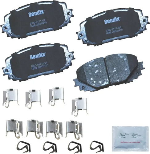 Miniatura 14 de Pastillas de freno delanteras cerámicas Bendix Priority1 CFC2302 para Hyundai Elantra 2021, Sonata 2022-2020, Kia K5 2023-2021