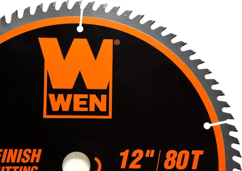 Miniatura 7 de WEN BL1232-2 - Juego de hojas de sierra profesional para carpintería de 12 pulgadas, 32 dientes y 80 dientes con punta de carburo, 2