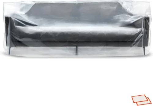 Miniatura 11 de Fundas de plástico para muebles para mudanza y almacenamiento - Protectores de fundas para sillas de alta resistencia, impermeables y a prueba