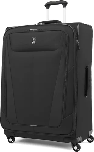 Miniatura 216 de Travelpro Maxlite 5 - Juego de 2 piezas de equipaje de mano de tela, expandibles con 4 ruedas giratorias, bolso blando para debajo del asiento, Negro