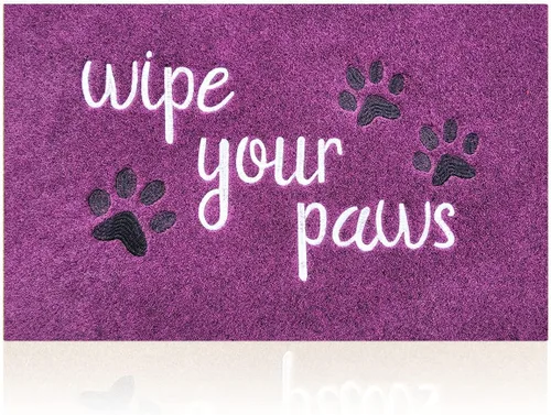 Miniatura 15 de Tapete de bienvenida rojo para puerta delantera, tapete divertido para puerta de entrada interior y exterior, tapete de goma antideslizante
