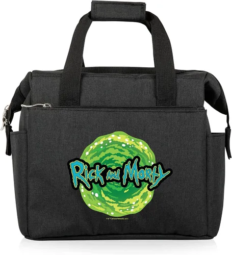 Miniatura 8 de PICNIC TIME DC Comics Batman Bat-Signal On The Go Bolsa de Almuerzo, Lonchera Enfriadora Suave, Bolsa de Almuerzo Aislada, (Negro)