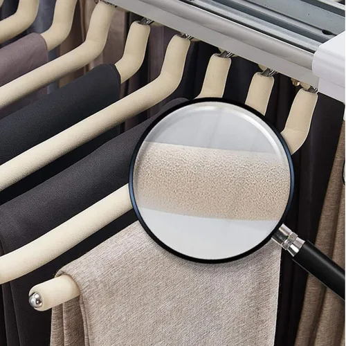 Miniatura 6 de MYOYAY Perchero extraíble para pantalones con 22 brazos de acero, organizador de ropa para armario, para ahorrar espacio y almacenamiento, carga