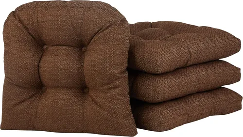 Miniatura 18 de Klear Vu Gripper Overstuffed - Cojines universales antideslizantes para silla de comedor para decoración de cocina o uso de oficina, almohadilla