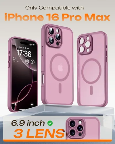 Miniatura 668 de TOCOL Funda para iPhone 11, compatible con Magsafe, protección completa de cámara, imanes integrados, protección contra caídas, funda translúcida
