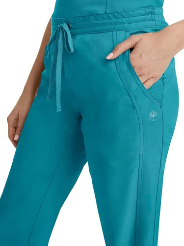 Miniatura 4 de Healing Hands Pantalón de hospital de etiqueta púrpura para mujeres modelo Taylor 9095 2 con cordón y 2 bolsillos