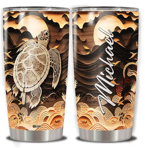 Miniatura 8 de WAZONE Vaso de vaca personalizado con tapa, de piel de vaca occidental, de 20 onzas, 30 onzas, taza de viaje con nombre personalizado, taza aislada