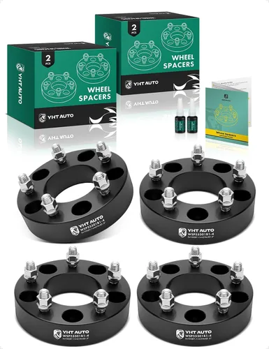 YHTAUTO Espaciadores de rueda de 0.197 x 5.315 in de 1.5 pulgadas, se adapta a Ford F-150, F-150 Heritage, Expedition, modelos Lincoln, espaciadores