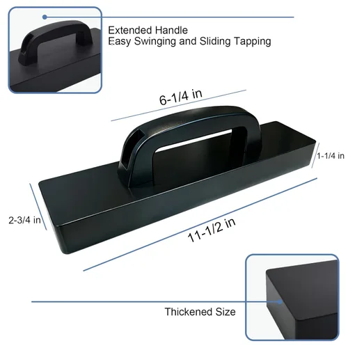 Miniatura 4 de Bloque de roscado, bloque de instalación de piso con mango no requiere martillo, para laminado/madera/madera dura/LVT/LVP/tablones de vinilo