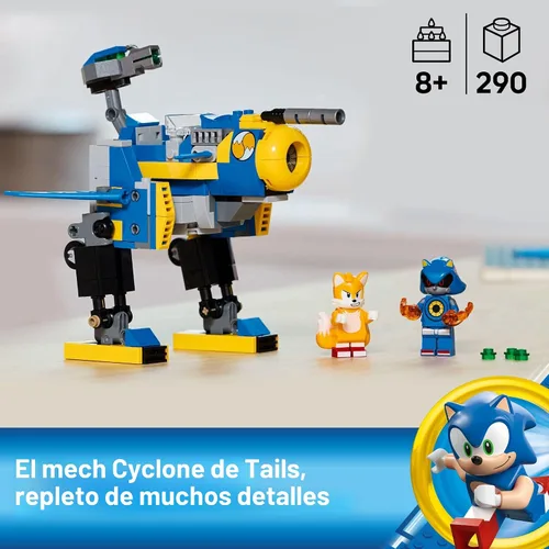 Miniatura 2 de LEGO Sonic The Hedgehog Cyclone vs. Metal Sonic - Juguete de construcción para niños, niños y niñas, a partir de 8 años - Traje mecánico