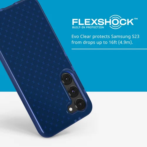 Miniatura 3 de tech21 Evo Check - Funda para Samsung Galaxy S23, protección contra caídas de 16 pies, a prueba de golpes, resistente a los golpes y a los arañazos