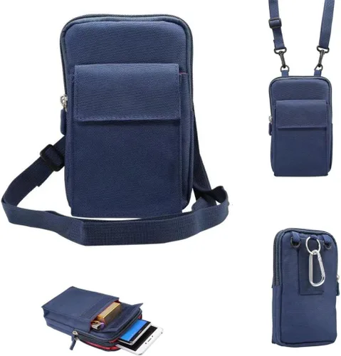 Miniatura 19 de Bolso cruzado universal para teléfono celular, bolsa de cinturón para deportes al aire libre, funda para llevar teléfono móvil, con correa
