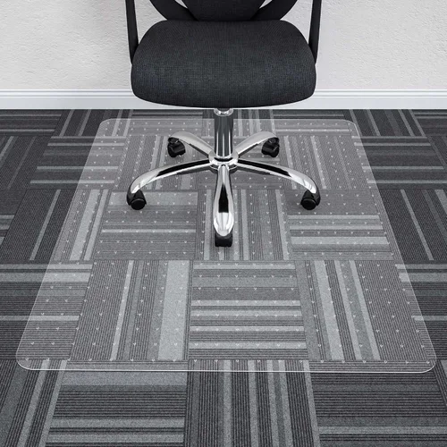 Miniatura 12 de Alfombrilla para silla para suelo de madera dura, 53"x 45" Alfombrilla para silla de oficina, Alfombrilla de suelo para silla de oficina