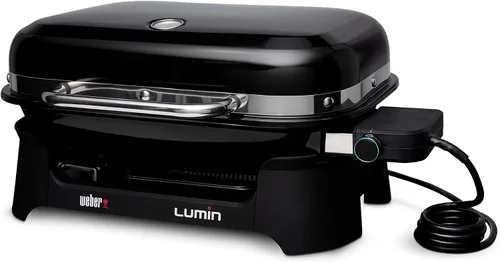 Miniatura 20 de Weber Lumin - Parrilla de barbacoa eléctrica compacta para exteriores, color negro - Ideal para espacios pequeños como patios, balcones y terrazas