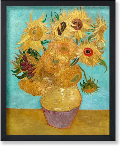 Miniatura 18 de Poster Master Póster clásico de Van Gogh, impresión impresionista vintage, regalo para artista, pintor, autorretrato, sombrero de paja, dibujo
