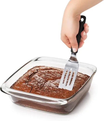 Miniatura 3 de OXO Good Grips – Espátula para cortar y servir (acero inoxidable), color negro
