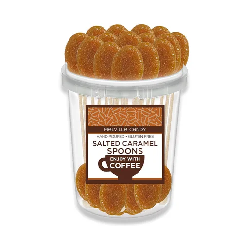 Miniatura 4 de Cuchara de café con sabor a vainilla francesa agitador de caramelos duros (30 unidades)