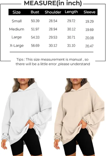 Miniatura 6 de AUTOMET Sudaderas con capucha de gran tamaño para mujer, sudaderas de forro polar con capucha 2024, ropa de otoño, trajes de moda, suéter de invierno