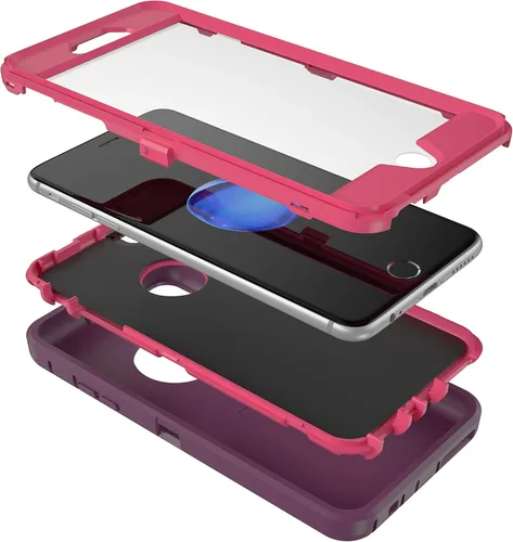 Miniatura 2 de MXX Funda para iPhone 6S/iPhone 6, resistente protección de policarbonato TPU de alta calidad, cubierta híbrida para parachoques, con protector