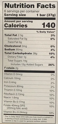 Miniatura 3 de Trader Joes Barras de cereales de melocotón, este melocotón entra en una barra, 7.8 onzas (7.83 oz)