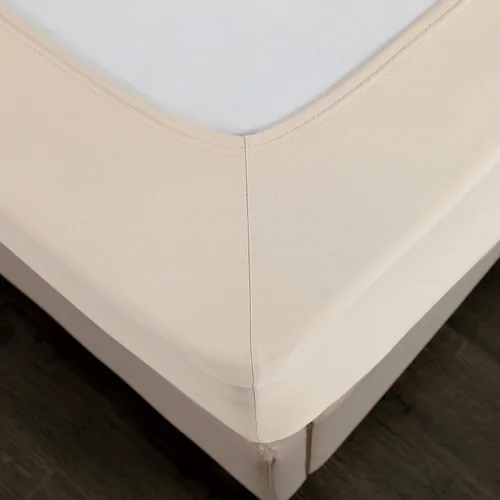 Miniatura 4 de Elegant Comfort Funda de somier, cómoda y elástica en 4 direcciones, alternativa de punto para falda de cama, ultrasuave, sin arrugas, individual