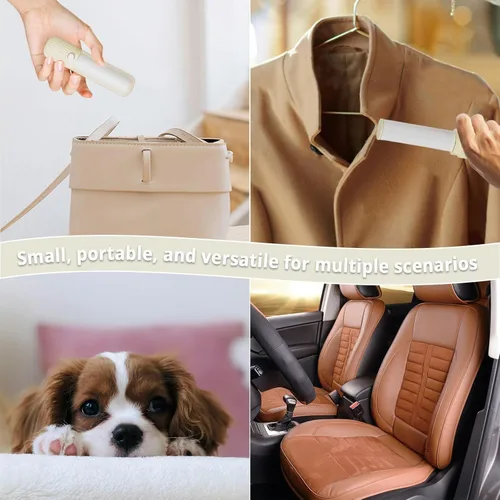 Miniatura 4 de Rodillo quitapelusas compacto con 150 hojas - Removedor portátil de pelo de mascotas para ropa, muebles y artículos esenciales de viaje para uso