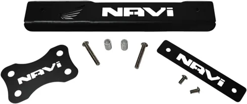 Kit de carenado deportivo de motocicleta (3 piezas) para Honda Navi (negro)