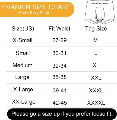 Miniatura 6 de Evankin Ropa interior sexy para hombre, calzoncillos tipo bóxer de malla transpirable