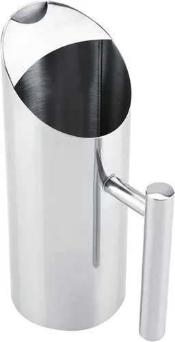 Miniatura 7 de Acero inoxidable con protector de hielo Jarra de bebida fría Home Hotel Water Pot (1L)